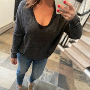 Comfy Project Social Grey Hooded Sweatshirt